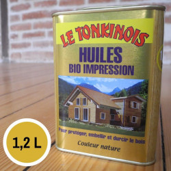 Huile Bio Impression transparent - 1,2 L de marque Le Tonkinois, référence: B5567200