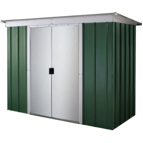 Abri Métal 64GPZ - S.H.T. 2,36 m² - H. 174cm - Vert - Trigano