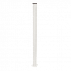 Poteau à encoches BLANC - H. 0,67 m de marque FILIAC , référence: J4263400