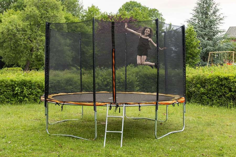 Housse De Protection Trampoline 4,3 M De Diamètre - Polyéthylène Imperméable - Pour Hiver Et Intempéries