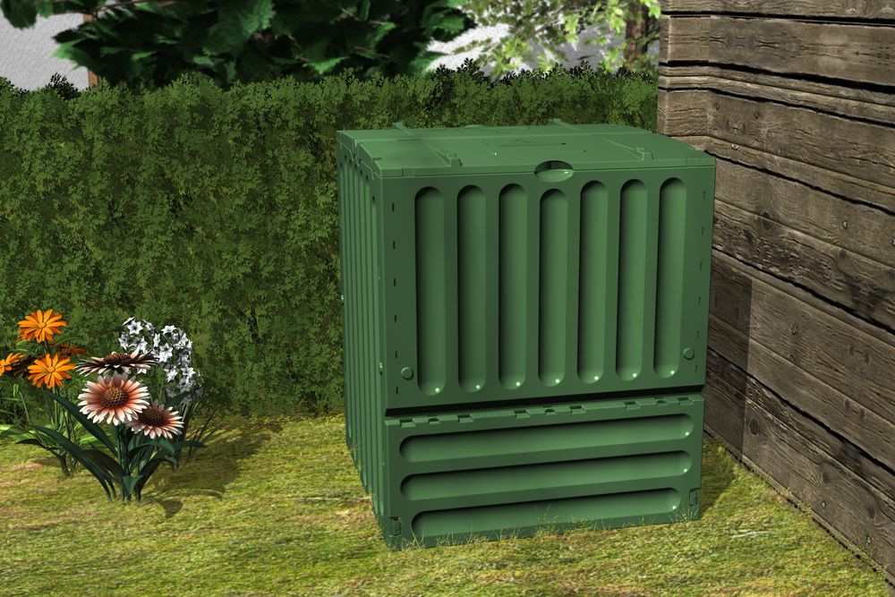 Graf Composteur Eco King vert 400 L