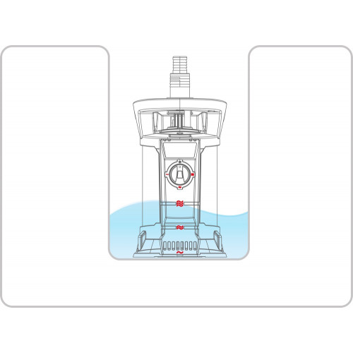 Pompe d'évacuation eaux claires Aquasensor GE-SP 4390 N-A LL ECO RECONDITIONNE - EINHELL