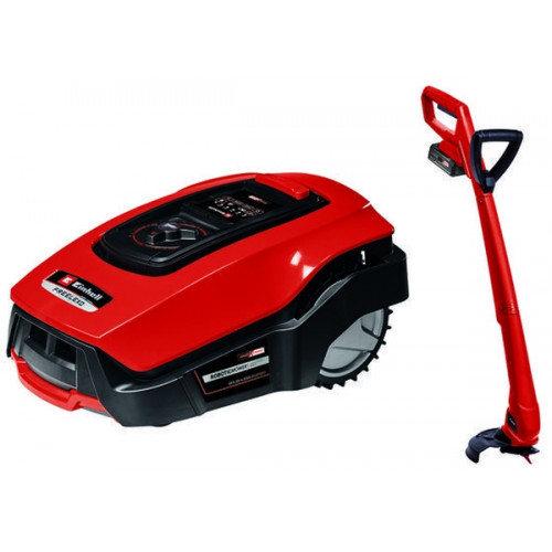 Kit d'outils de jardin FREELEXO Kit 500 - robot tondeuse + coupe-bordures - Power X-Change - EINHELL