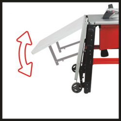 Table de sciage TE-TS 315 U - Hauteur de travail 87 cm - Extension de table rabattable - EINHELL 