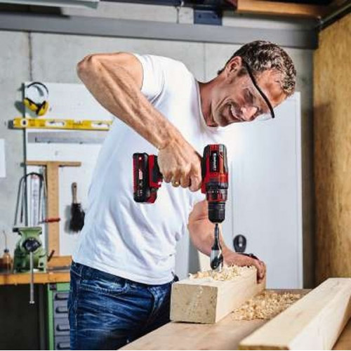 Kit d'outils TC-TK 18 Li Kit - Perceuse-visseuse et meuleuse d'angle sans fil - Batterie 1,5 Ah et 3,0 Ah - EINHELL