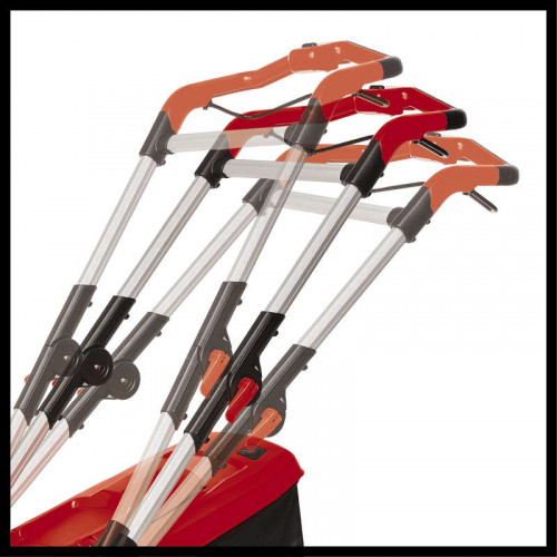 Tondeuse à gazon sans fil GE-CM 36/37 Li + 2 batteries 3,0 Ah - Largeur de coupe 37 cm - Surface : 400m² - 45L - EINHELL