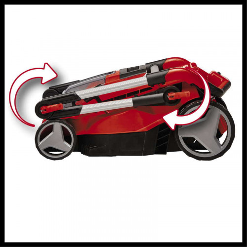 Tondeuse à gazon sans fil GE-CM 36/37 Li + 2 batteries 3,0 Ah - Largeur de coupe 37 cm - Surface : 400m² - 45L - EINHELL