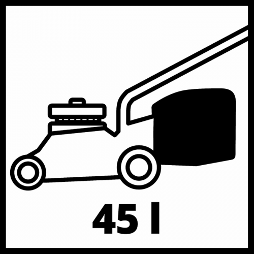 Tondeuse à gazon sans fil GE-CM 36/37 Li + 2 batteries 3,0 Ah - Largeur de coupe 37 cm - Surface : 400m² - 45L - EINHELL 