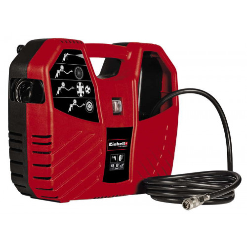 Compresseur portable TC-AC 180/8 OF - Puissance d'aspiration 180 l/min - Pression max. 8 bar - 1100W - EINHELL