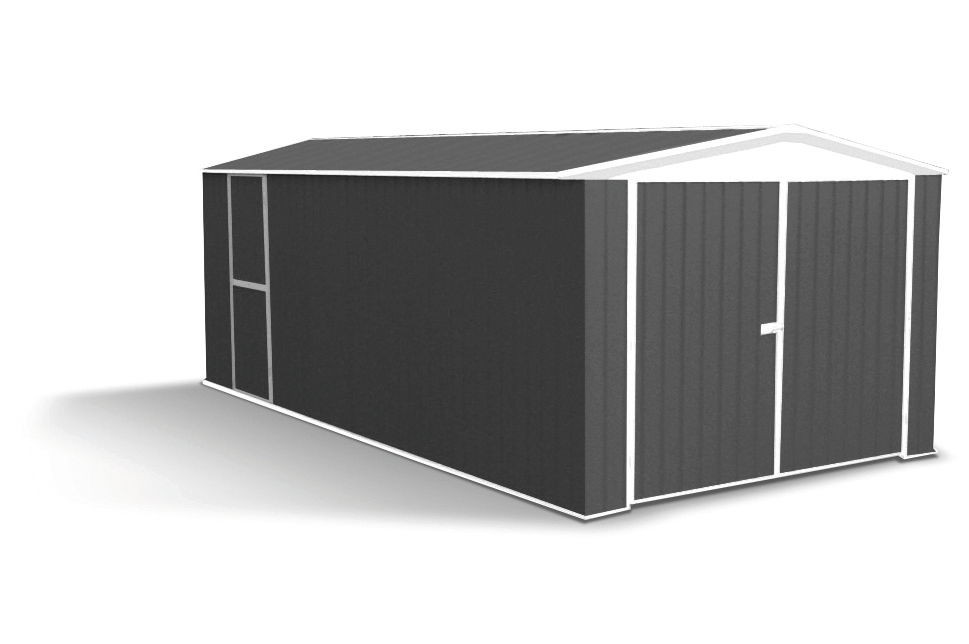 Garage métal Hervey - 300 x 596 cm - Surface utile : 17,6 m²