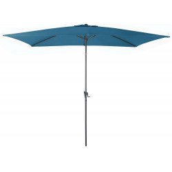 Parasol 3X2 Manivelle Tilt- Grey/Bleu - PROLOISIRS