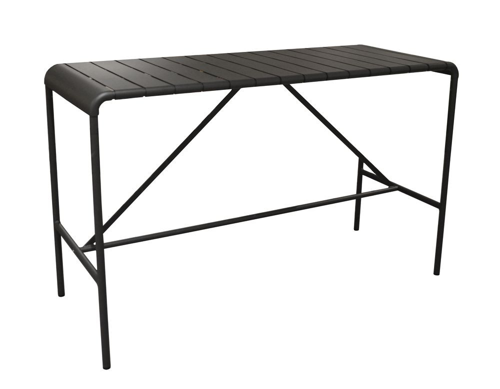 Table De Jardin Bitti Haute Rectangulaire - Graphite