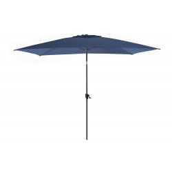 Parasol Alu 3X2/6 Inclinable - Grey Mat / Bleu - PROLOISIRS