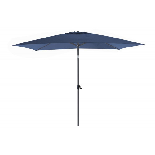 Parasol Alu 3X2/6 Inclinable - Grey Mat / Bleu - PROLOISIRS