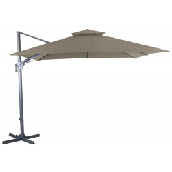 Parasol 3X3 Orient Nh Bio Clim Alu - Taupe de marque PROLOISIRS, référence: J5627600