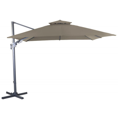 Parasol 3X3 Orient Nh Bio Clim Alu - Taupe - PROLOISIRS