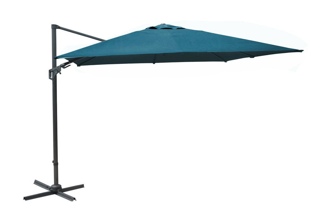 Parasol Deporte 3X3/8 Nh20 Inclinable Manivelle - Bleu