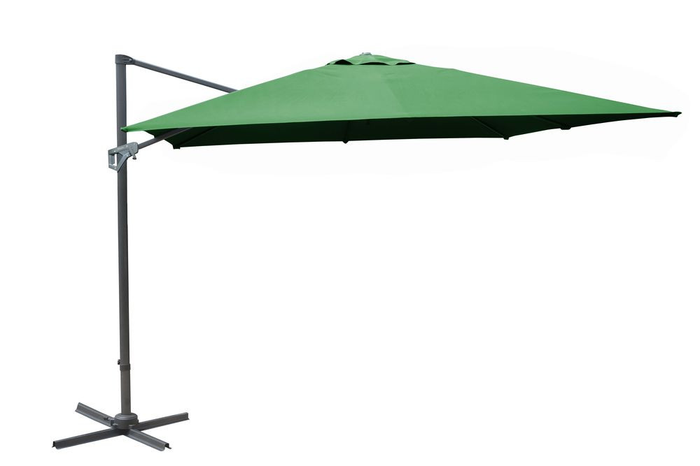 Parasol Deporte Orientable 3X3/8 Nh20 Inclinable Manivelle - Vert