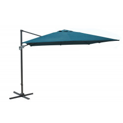 Parasol Deporte Orientable 3X3/8 Nh20 Inclinable Manivelle - Bleu - PROLOISIRS