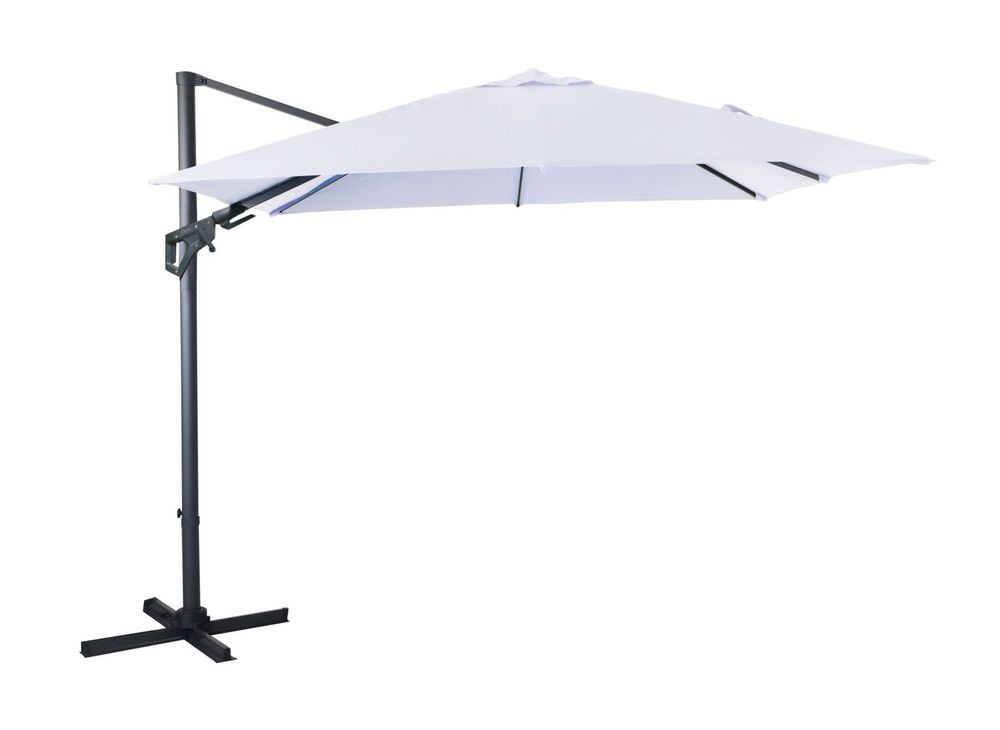 Parasol Deporte Orientable 3X3/8 Nh20 Inclinable Manivelle - Ecru