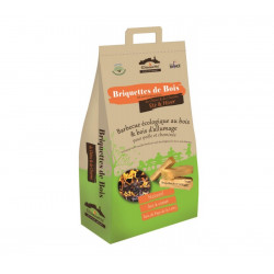 Sac de Briquettes de Bois - 4 kg de marque La Chinonette, référence: J5652500