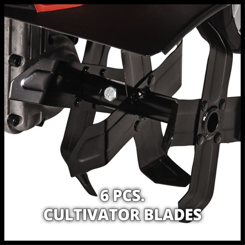 Motobineuse électrique – GC-RT 1545 M – 1500 W – largeur 45 cm – profondeur 22 cm – 6 fraises – 10,35 kg - EINHELL 