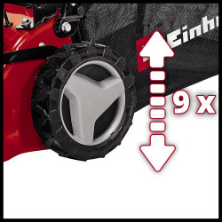 Tondeuse thermique GC-PM 46/4 S - surfaces jusqu’à 1 400 m² - Largeur de coupe 46 cm - EINHELL