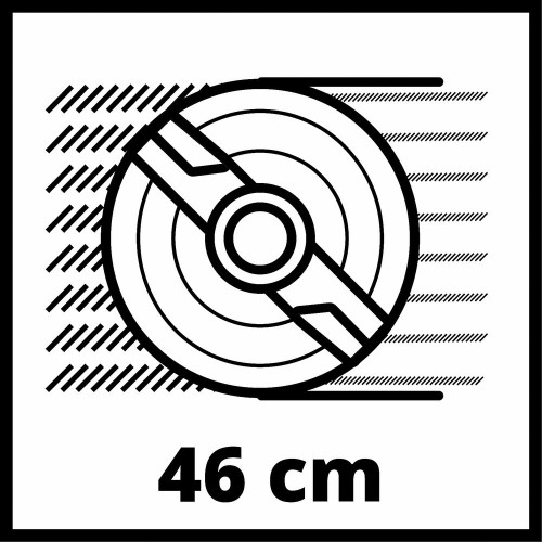 Tondeuse thermique GC-PM 46/4 S - surfaces jusqu’à 1 400 m² - Largeur de coupe 46 cm - EINHELL