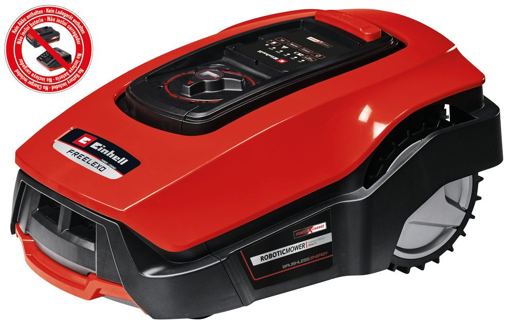 Einhell Robot Tondeuse FREELEXO+ Solo Power X Change 18V Surface 450m2 avec Kit d'installation Livré sans Batterie ni Chargeur - vue 4
