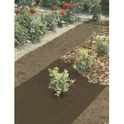 Feutre de paillage PP non tissé 80g/m²  Antiherbas Geotex - Marron - 1,60x5m - NORTENE 