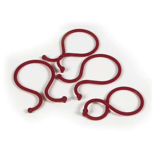 25 clips spécial tomates - Rouge - 6,2cm - NORTENE 