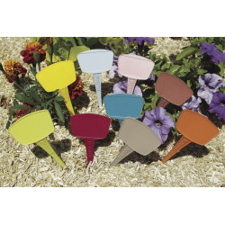 8 étiquettes couleur à planter Label 25 - Mix Couleurs Vives - 25cm - NORTENE 