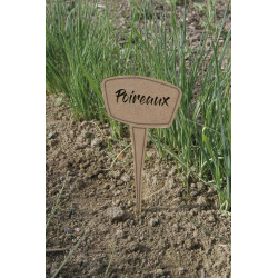 5 étiquettes à planter Label 25 - PP / Miscanthus - Marron - 25cm - NORTENE 
