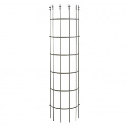 Treillis metal demi-colonne Royal Trellis - Rouille - 0,48 x 0,24 x H1,80m - NORTENE 