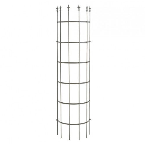 Treillis metal demi-colonne Royal Trellis - Rouille - 0,48 x 0,24 x H1,80m - NORTENE 