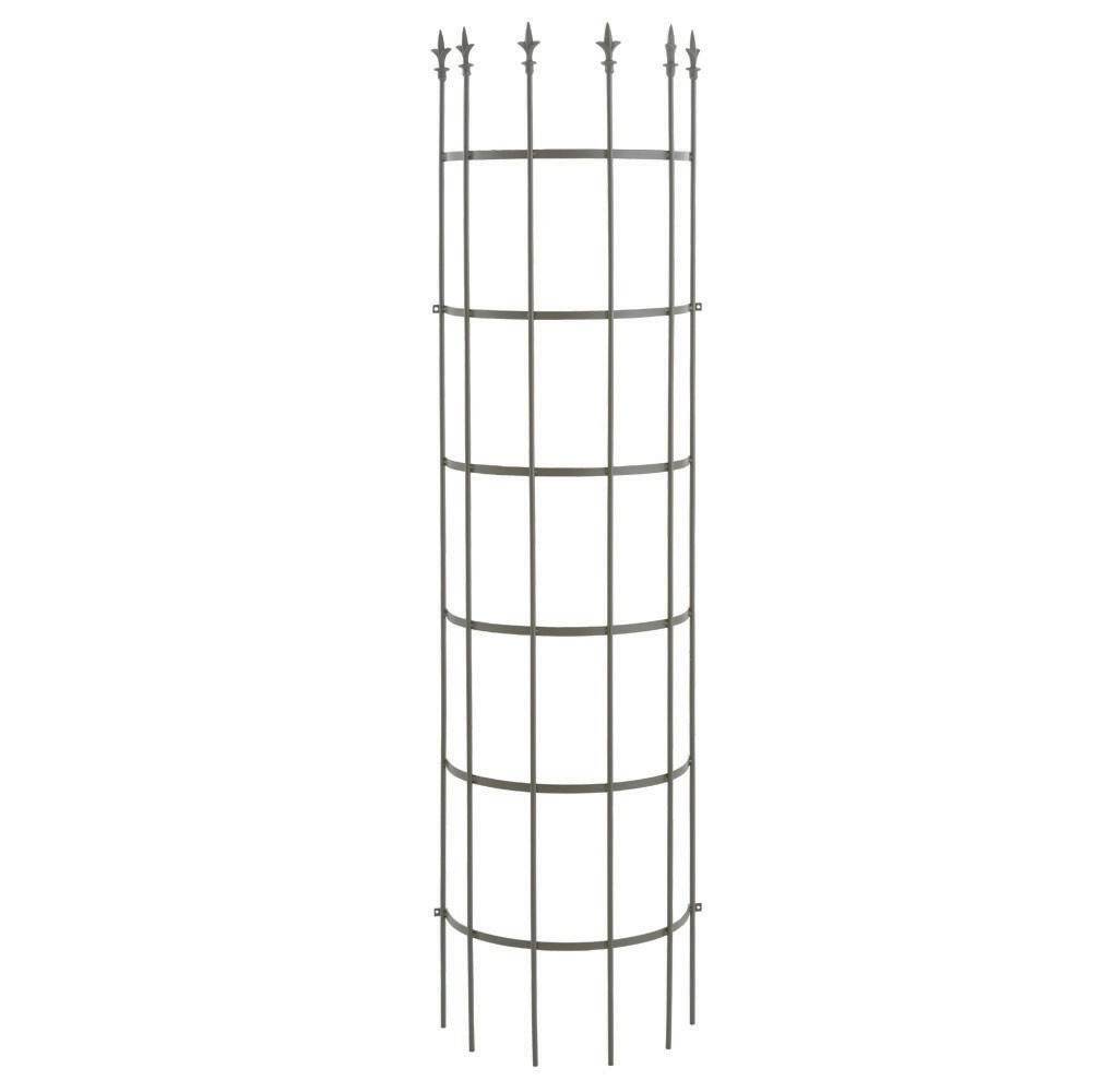 Treillis metal demi-colonne Royal Trellis - Rouille - 0,48 x 0,24 x H1,80m