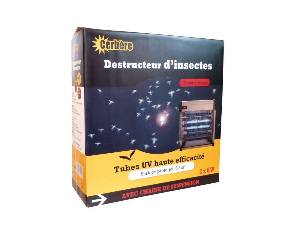 Destructeur A Insectes 2 Tubes 6 Watts