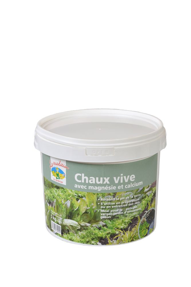 Chaux Vive Vn : 92 ( En Seau ) - 5 KG