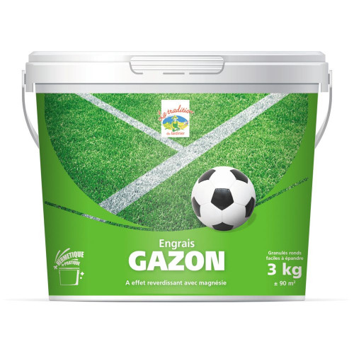 Engrais Gazon Reverdissant - 3 KG - Engrais de Longueil