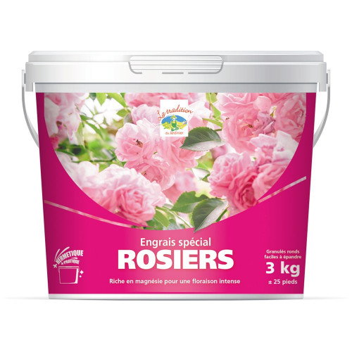 Engrais Special Rosiers - 3 KG - Engrais de Longueil