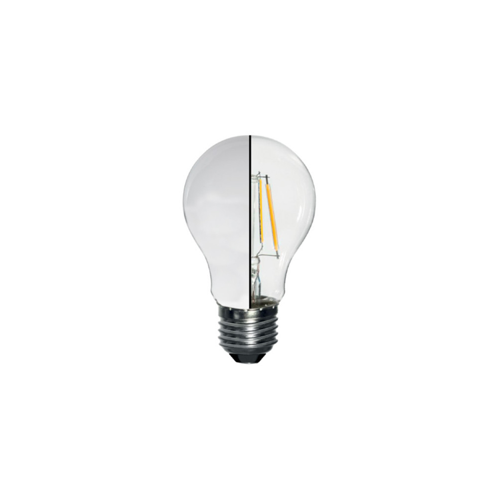 Ampoule LED-S19 Filament opaque A60 E27 - 7W - 360° - 2 700K - 810Lm - 3 pcs