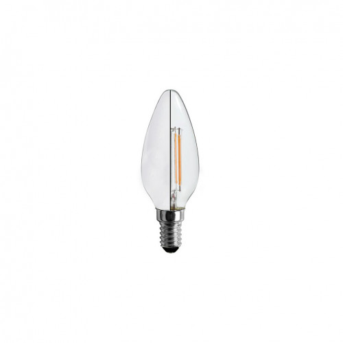 Ampoule LED-S19 Filament Flamme opaque C37 - E14 - 4W - 360° - 2 700K - 400Lm - 3 pcs - FOXLIGHT