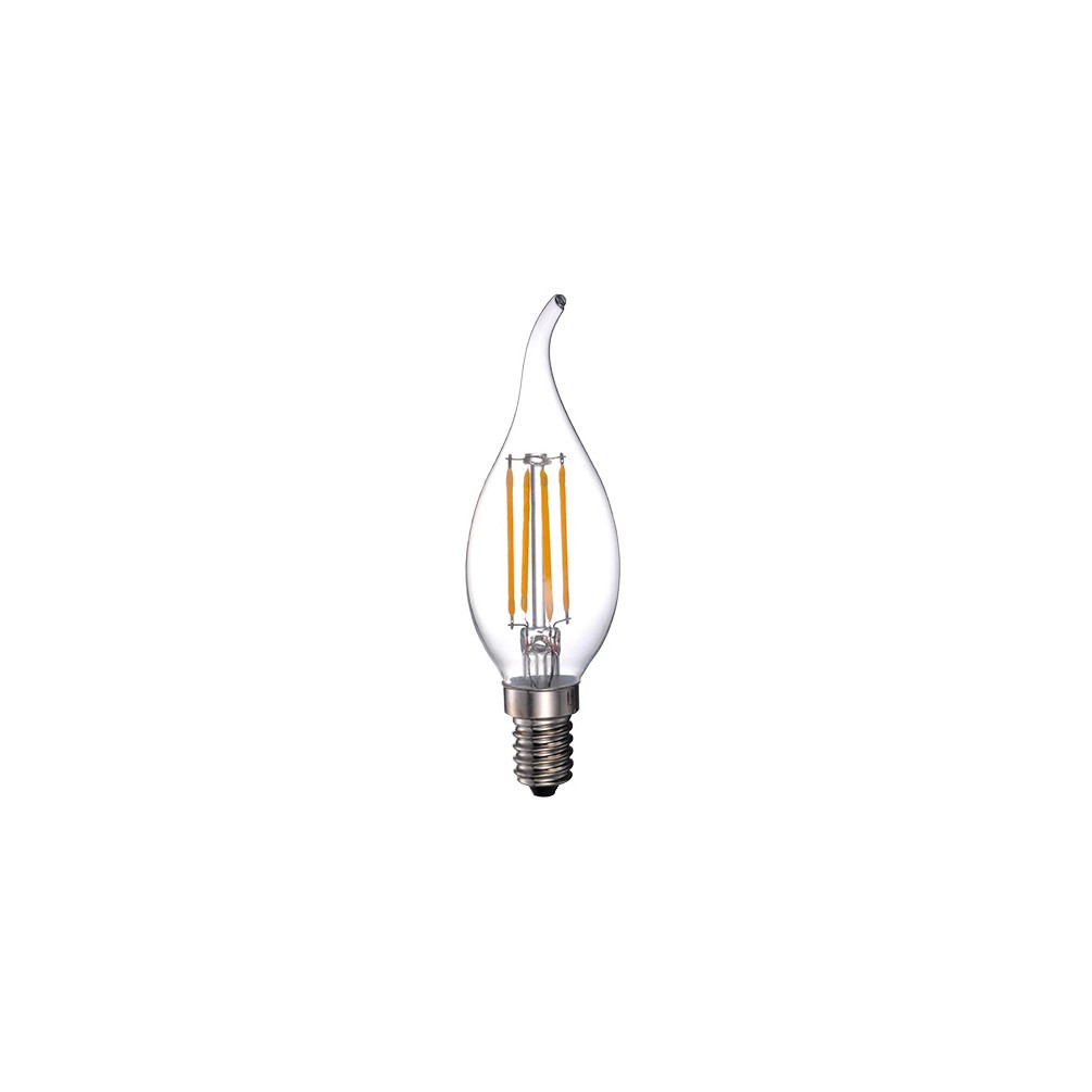 Ampoule LED-S19 Filament Flamme claire CA35 - E14 - 5W - 2 700K - 400Lm