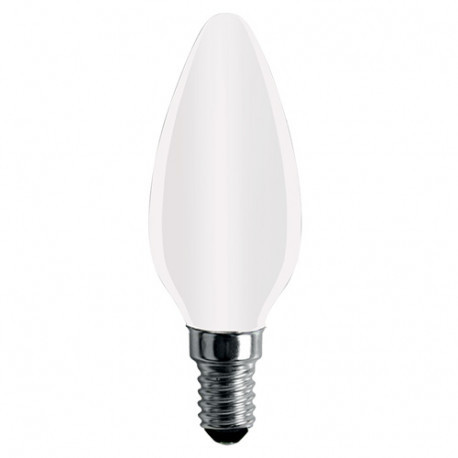 Ampoule LED-S11 Filament Flamme opaque C35 - E14 - 4W - 360° - 4 000K - 425Lm