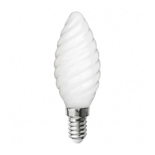 Ampoule LED-S19 Filament Flamme opaque torsadée CA35 - E14 - 4W - 4 000K - 425Lm - FOXLIGHT