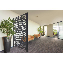 Panneau MOSAÏC désoratif - 1 x 2m - Anthracite - NORTENE 