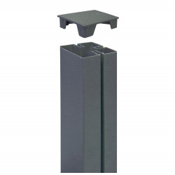 TAP ALUPOST - Lot de 2 bouchons pour ALUPOST - Anthracite - NORTENE 