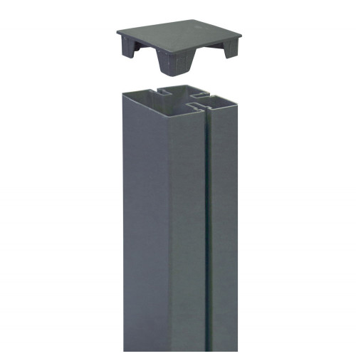 TAP ALUPOST - Lot de 2 bouchons pour ALUPOST - Anthracite - NORTENE 