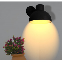 Applique Exterieur DALIA E27/10Wmax/Noir - Arlux Lighting