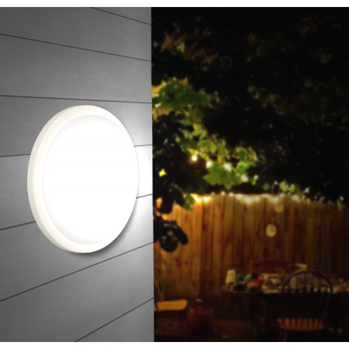 Applique Interieur/Exterieur MERIBEL 18W 1600lm Blanc Neutre - Arlux Lighting